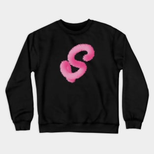 s Pink Animal Initials Crewneck Sweatshirt